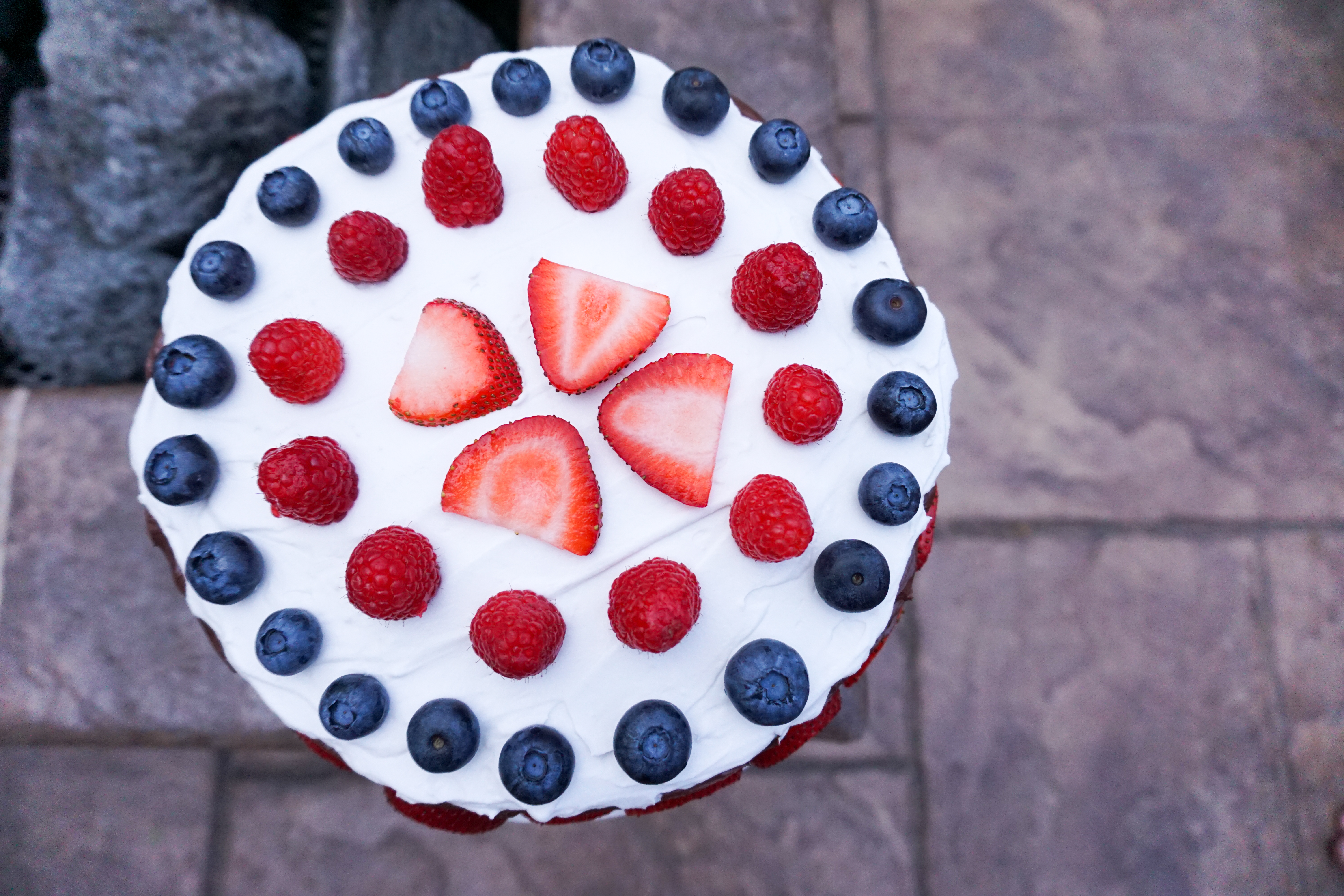 A Campfire Cake With Glowing Candy Flames And Lush Caramel