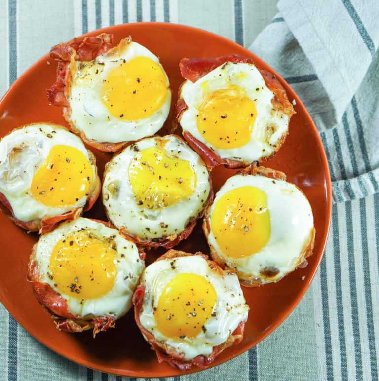 Prosciutto Sweet Potato Breakfast Nests - Eat Your Way Clean