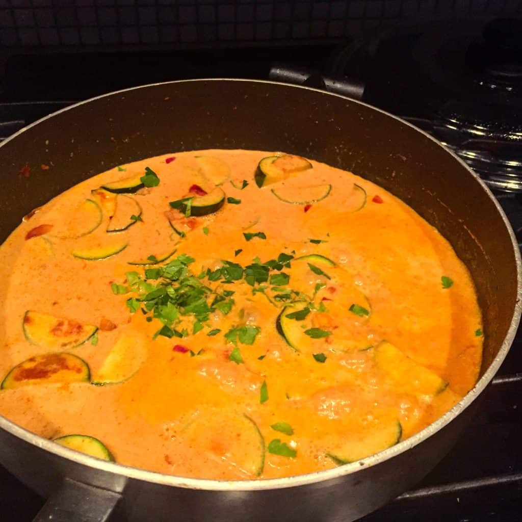 Pumpkin Coconut Curry Recipe - Healthy clean eating curry recipe using real whole food. Great served by itself or over rice or zoodles.