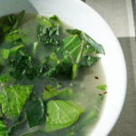 Try this nourishing bone broth over winter greens recipe is a quick and healthy meal that will reset your body after overindulging. Healthy + Delicious