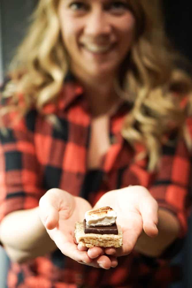 This Clean Indoor S'Mores recipe can be made ahead of time and your guests will never know it's low sugar and completely dairy, grain, and gluten free.