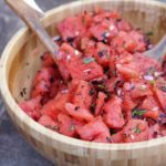 Savory Watermelon Basil Salad