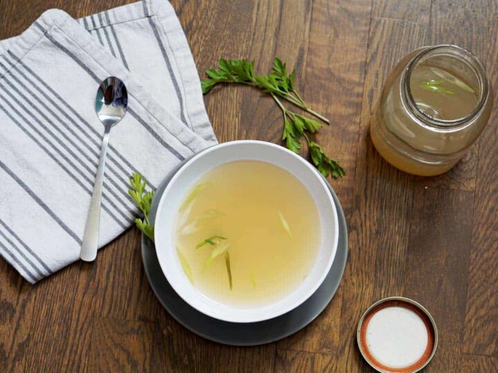Easier than brewing your morning tea, these 3 simple steps show how to make bone broth at home, saving time and money and improving the nutritional value!