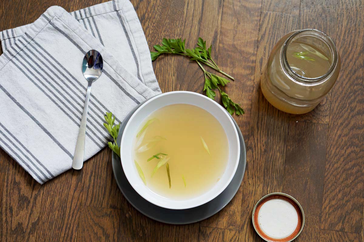 Healing Lemon Ginger Bone Broth – Turnip the Oven