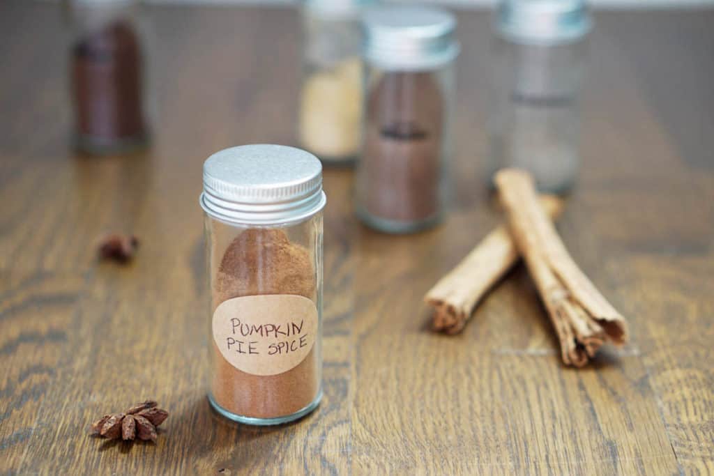 Looking for a little holiday spice from home? This pumpkin spice mix is perfect for coffees, cakes, and even butternut squash. Easy to mix at home and with a little extra spice.