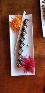 The Spicy Fish Role at Sushi La Barra in San Juan del Sur