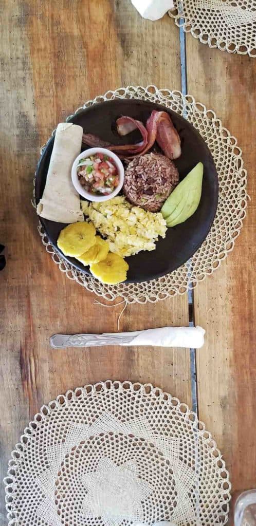 A typical Nica Breakfast from DreamSea