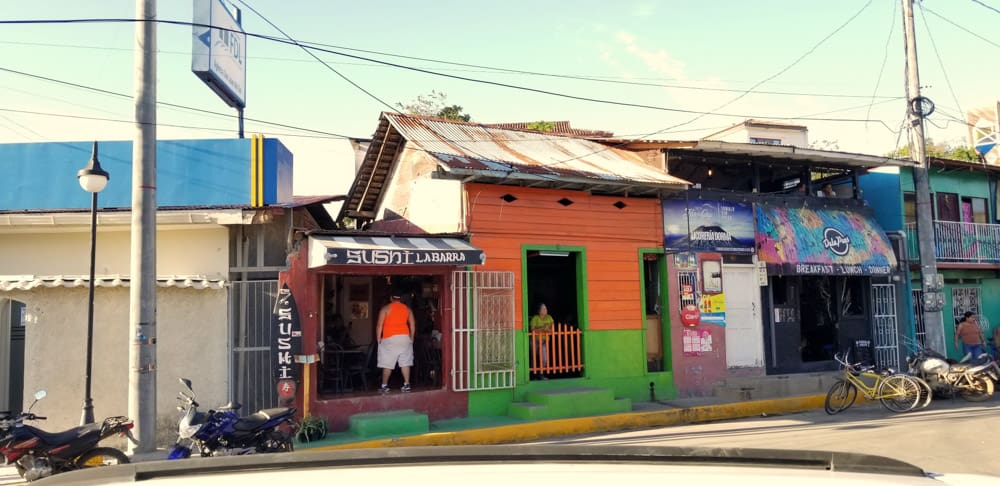 Sushi La Barra is a sushi restaurant in the city center of San Juan del Sur, Ncaragua