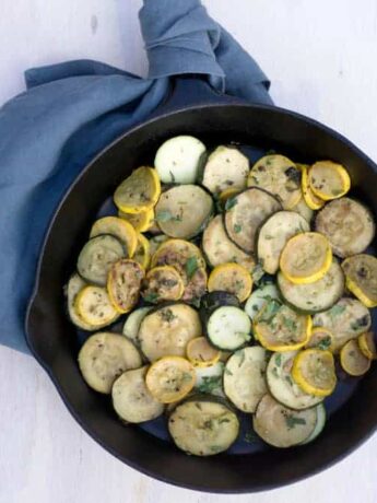 Mexican summer squash is a light, savory and slightly spiced side dish inspired by the street food of Mexico and designed for spring nights and summer barbeques. Quick, easy, ready in minutes, and bound to step-up your steak game.