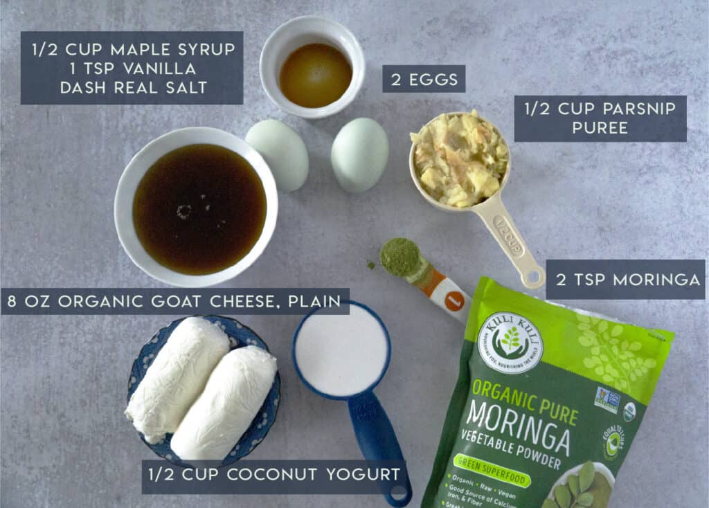 Moringa Cheesecake Filling Ingredients