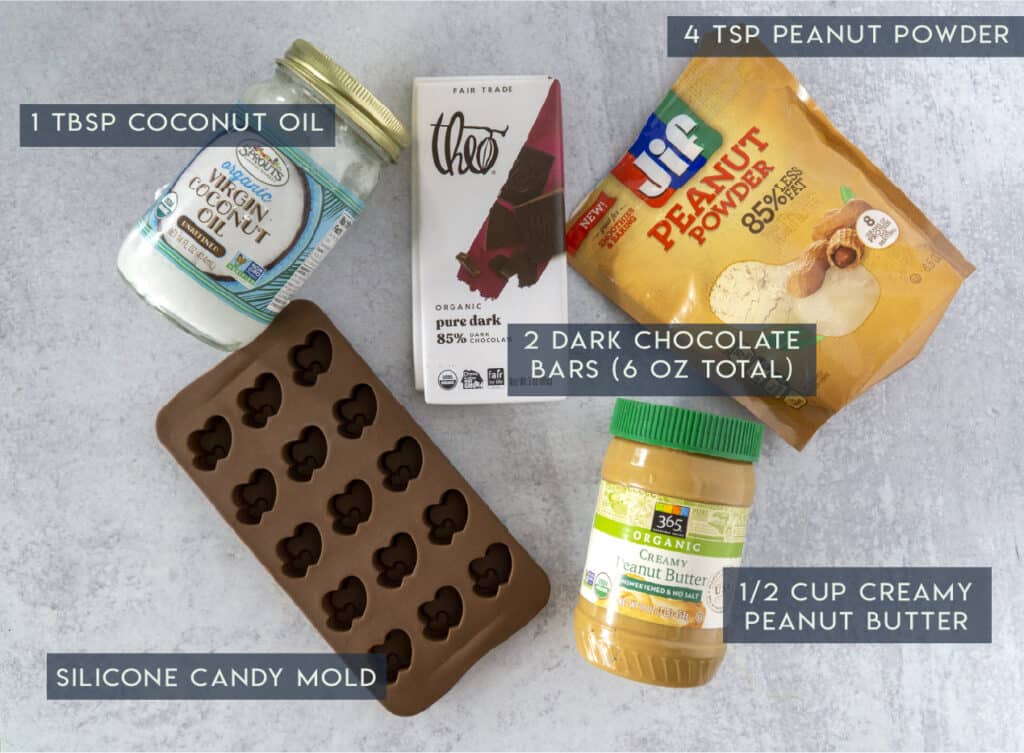 Chocolate Peanut Butter Cup Ingredients