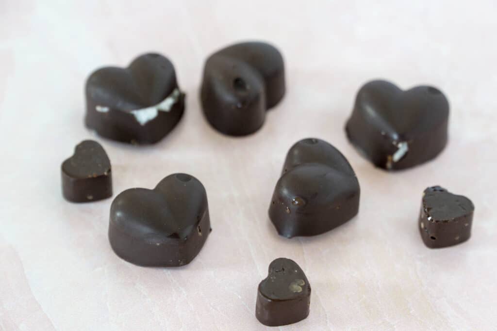 Chocolate Coconut Butter Hearts