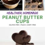 healthier homemade peanut butter cups