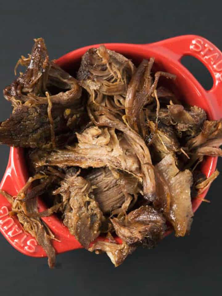 slow cooked pulled beef