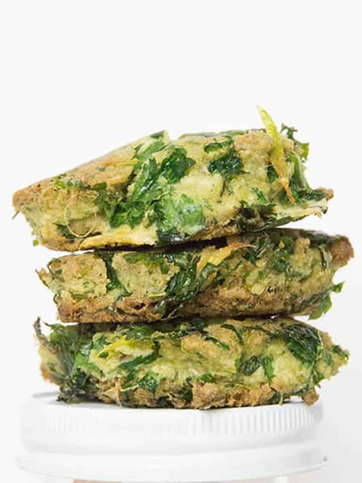 celery pulp fritters